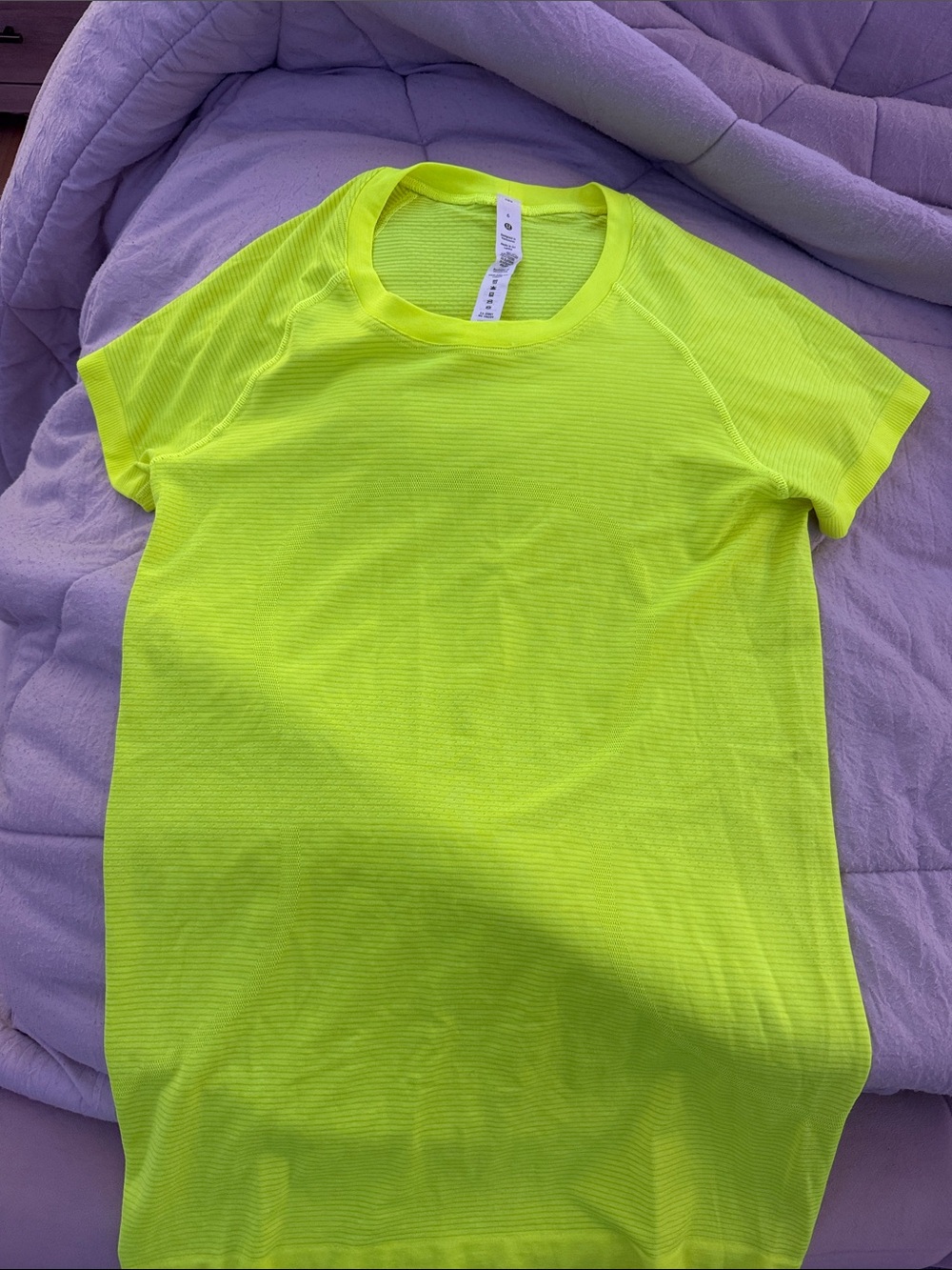 lululemon athletica Neon Yellow Athletic Top